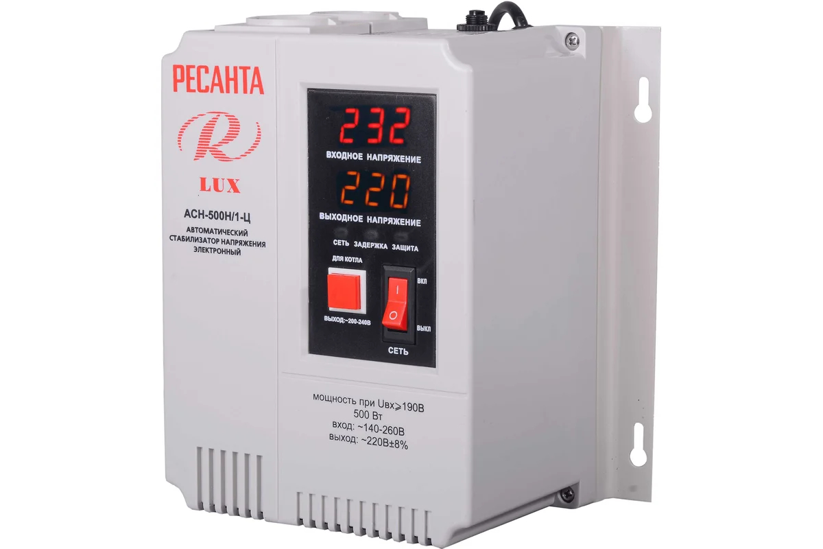 Стабилизатор Ресанта LUX АСН-500Н/1-Ц