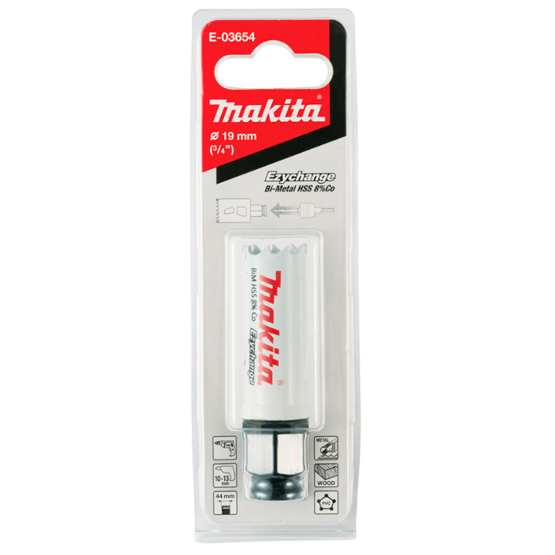 Коронка Makita BiM 19мм Изичендж/Ezychange