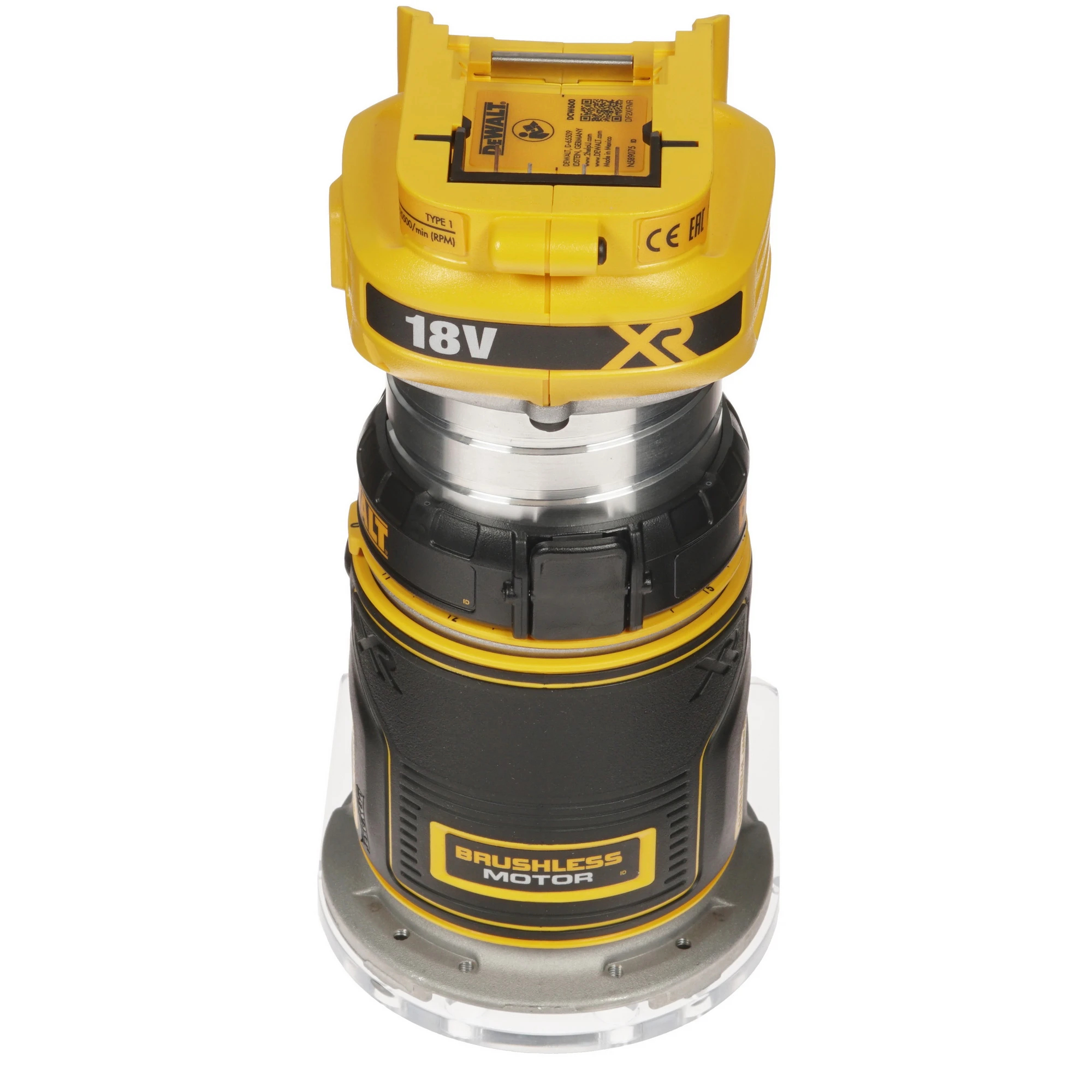 Фрезер аккумуляторный DeWalt DCW600N (без акк, без з/у)