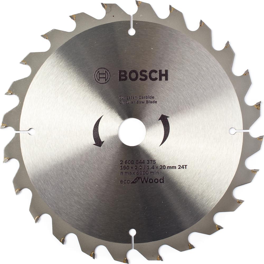 Диск пильный Bosch твердосплавный 190х20х 24 ЭКО/ECO (375)