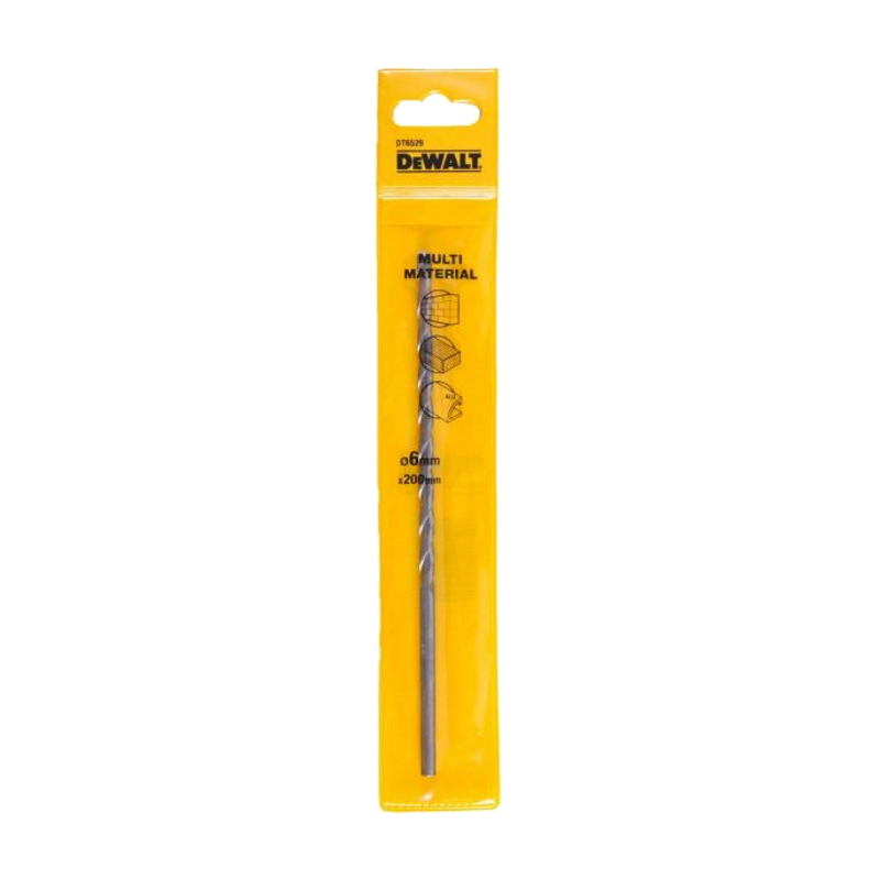 Сверло универсальное DeWalt multimaterial 6x200мм DT6529