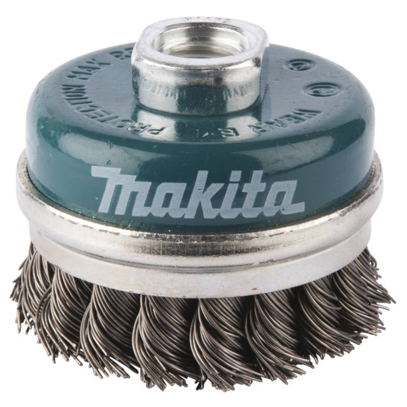 Щетка проволочная чашечная Makita d60мм,0,5 мм,M14х2