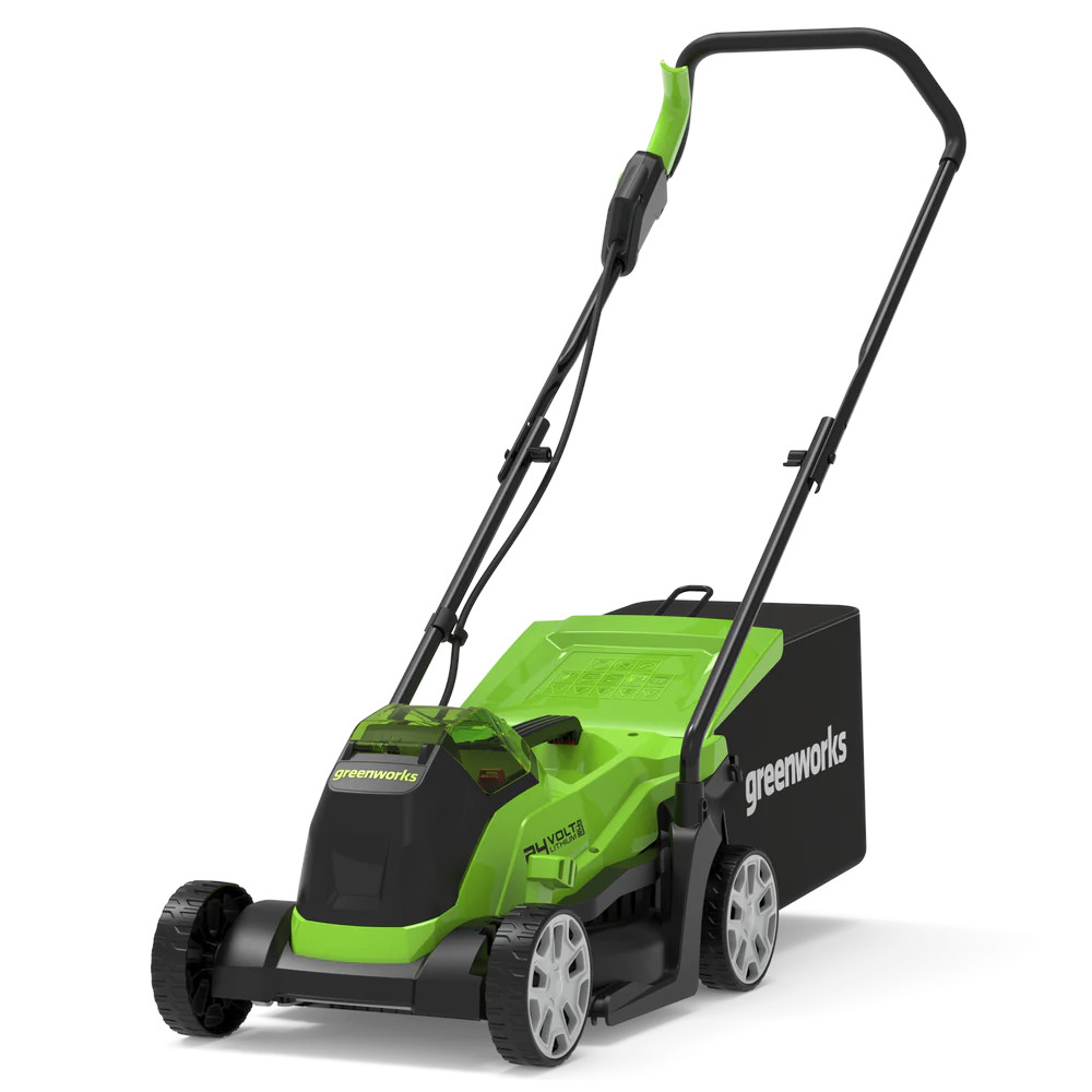 Газонокосилка аккумуляторная Greenworks 33 см GD24LM33K2 ( АКБ 2Ач и ЗУ)