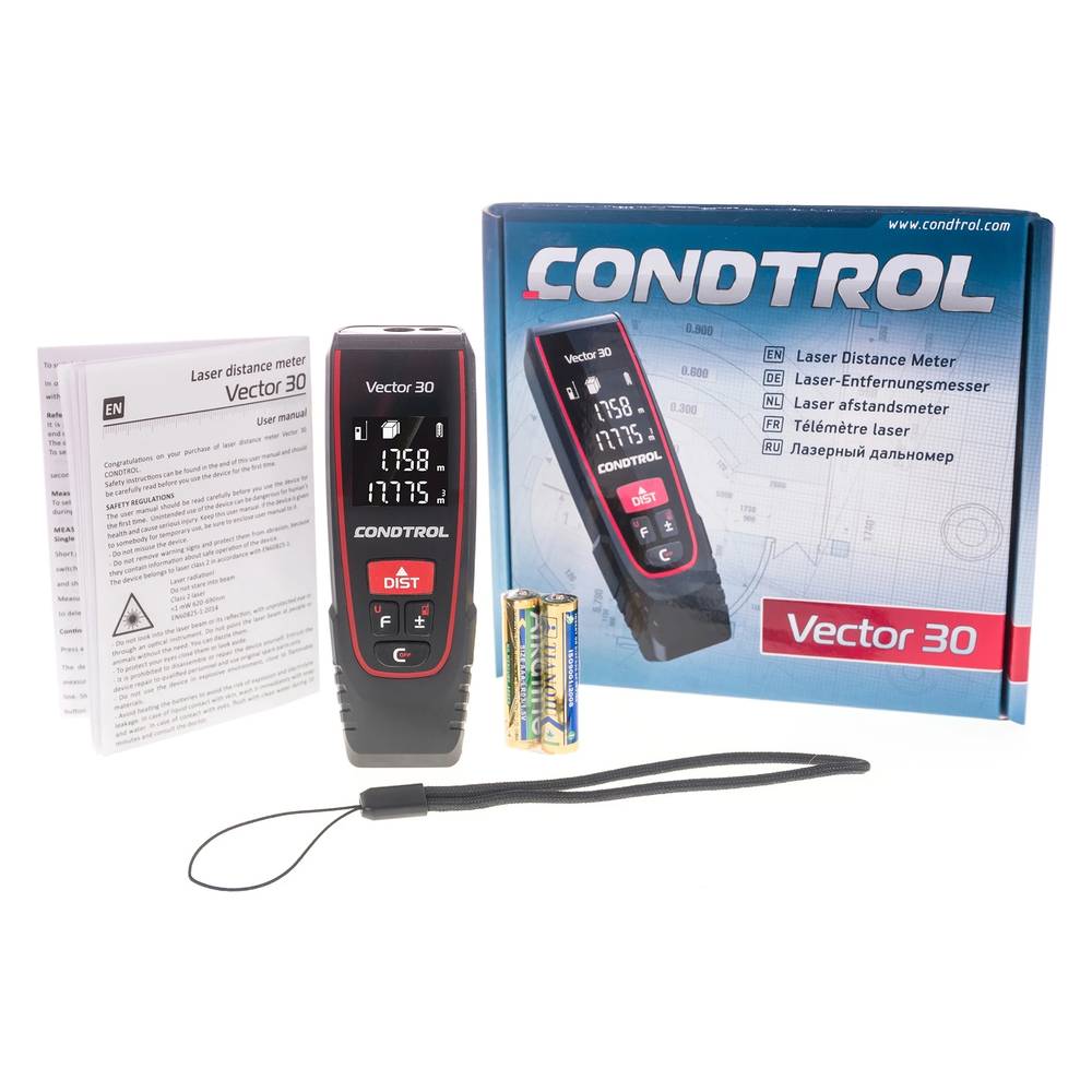 Измеритель длины лазерный CONDTROL Vector 30