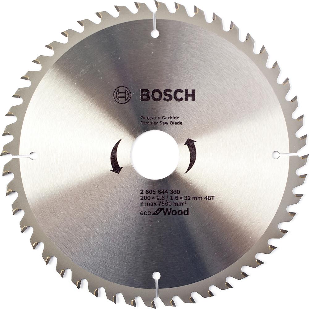 Диск пильный Bosch твердосплавный 200х32х 48 ЭКО/ECO (380)