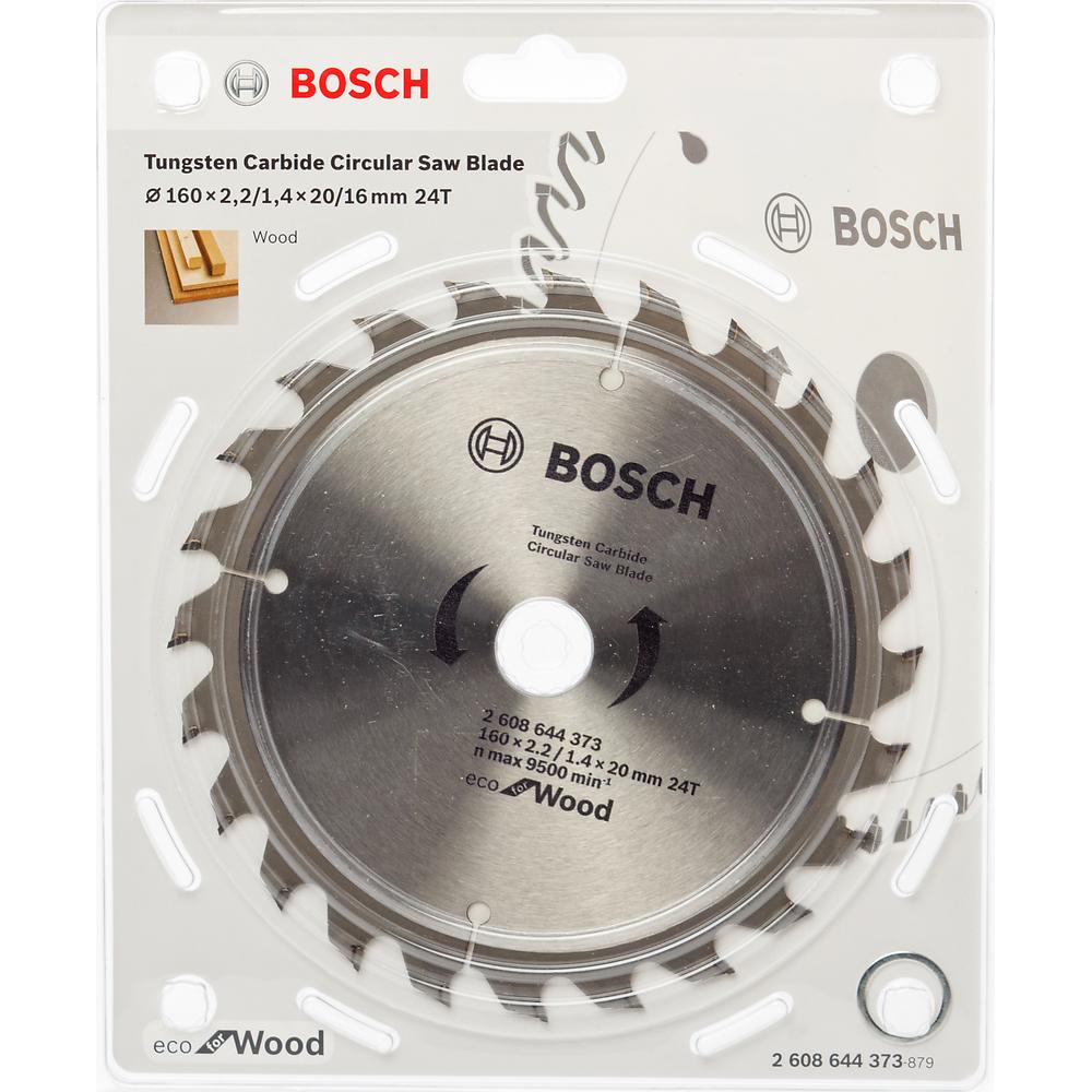 Диск пильный Bosch твердосплавный 160х20х 24 ЭКО/ECO (373)