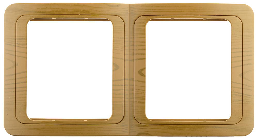 СВЕТОЗАР Гамма, вертикальная, цвет ольха, двойная, накладная панель (SV-54147-A)