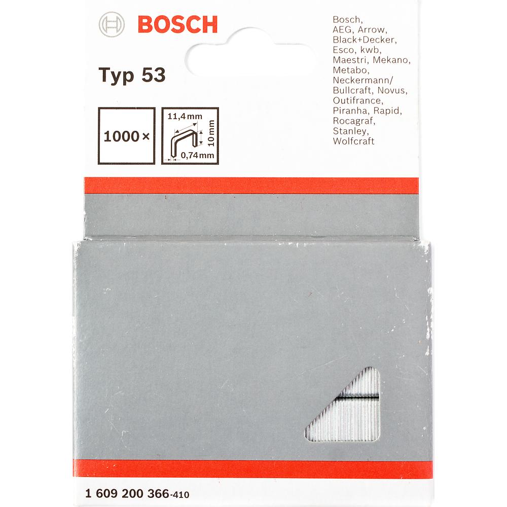 Скобы Bosch T53/10 (1000) (366)