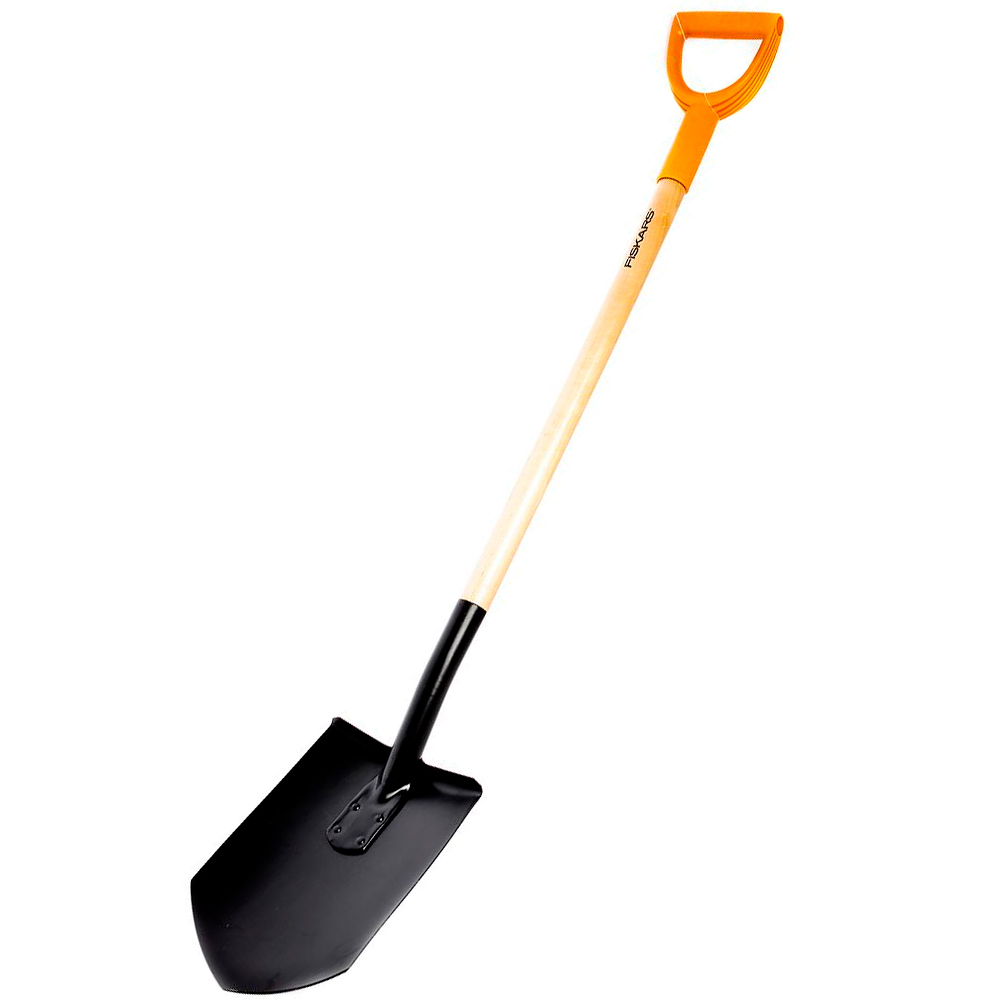 Лопата штыковая, деревянный черенок FISKARS (1026660/131640)