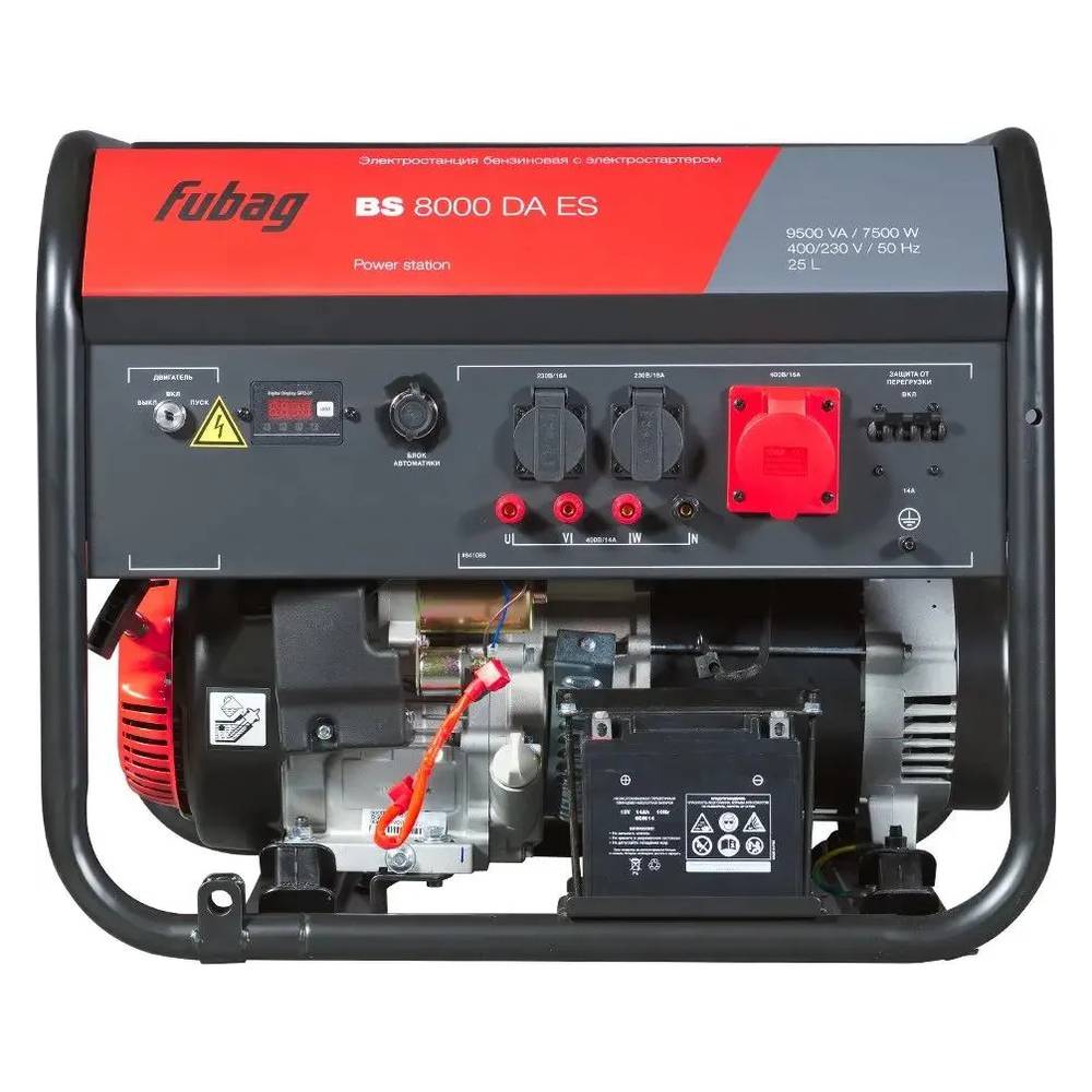 Генератор бензиновый FUBAG BS 8000 DA ES