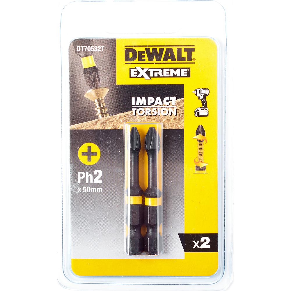 Бита DeWalt PH2х50 (2шт.) DT70532T