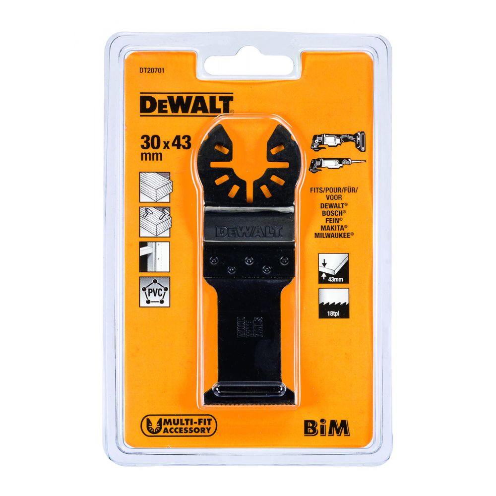 Насадка для МФИ DeWalt погружное 43х30мм DT20701