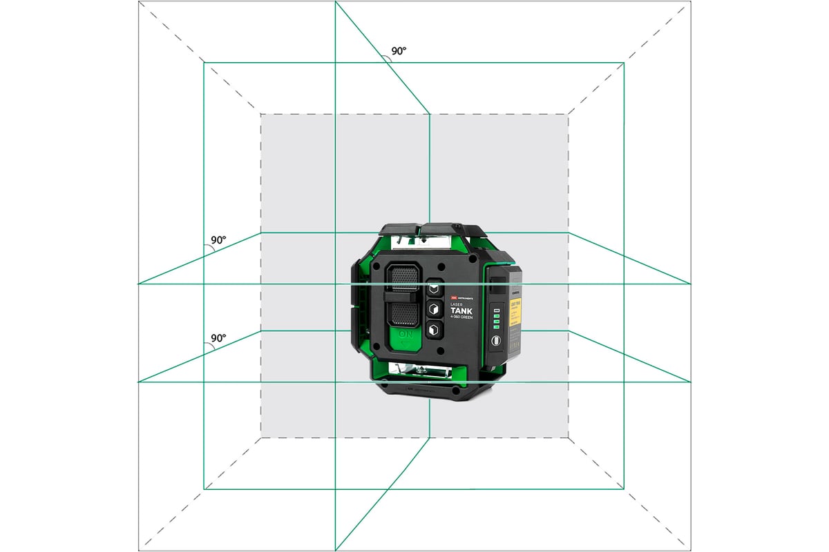 Уровень лазерный ADA LaserTANK 4-360 GREEN Ultimate Edition