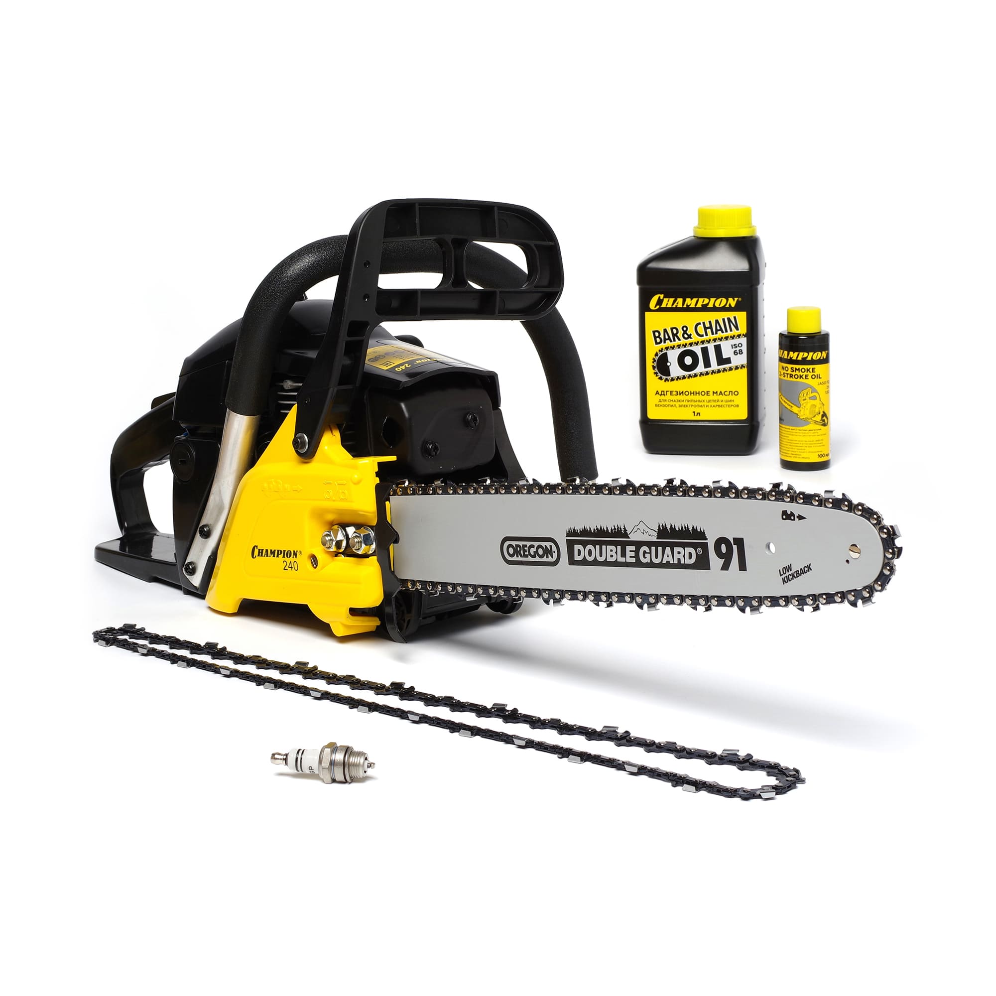 Бензиновая цепная пила CHAMPION 240-16"