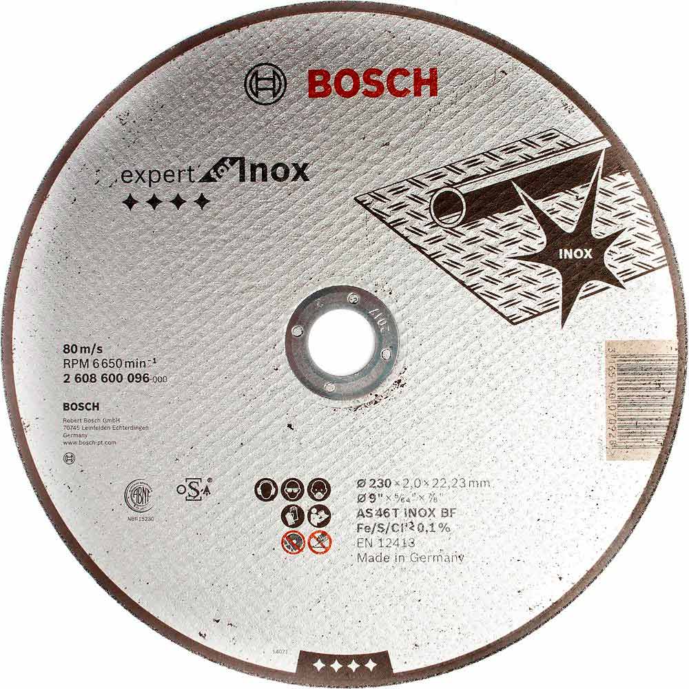Круг отрезной Bosch Inox Ф230х2 Expert (096)