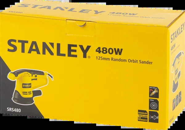 Машина плоско-шлифовальная эксцентриковая Stanley SRS480