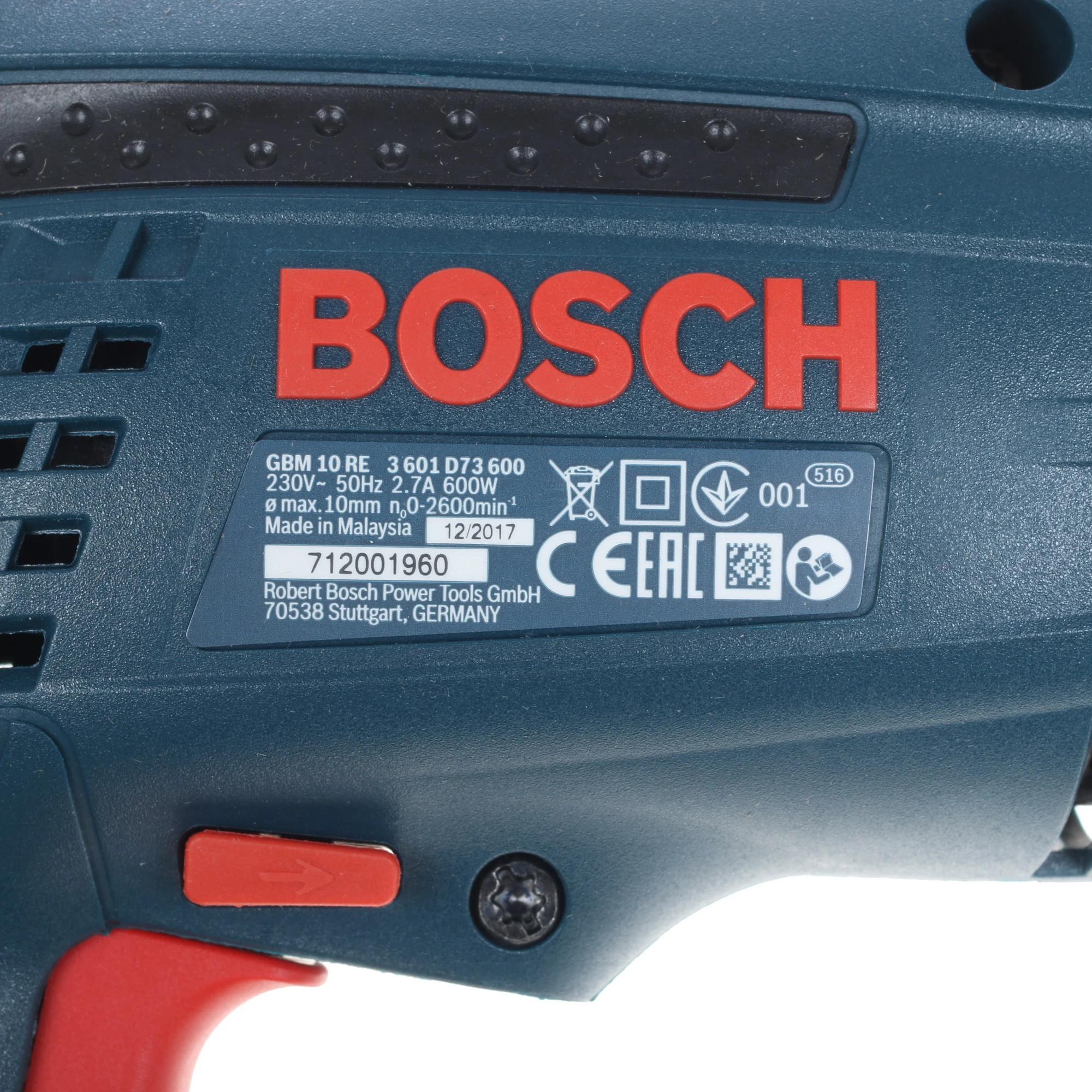 Дрель Bosch GBM 10 RE (600)