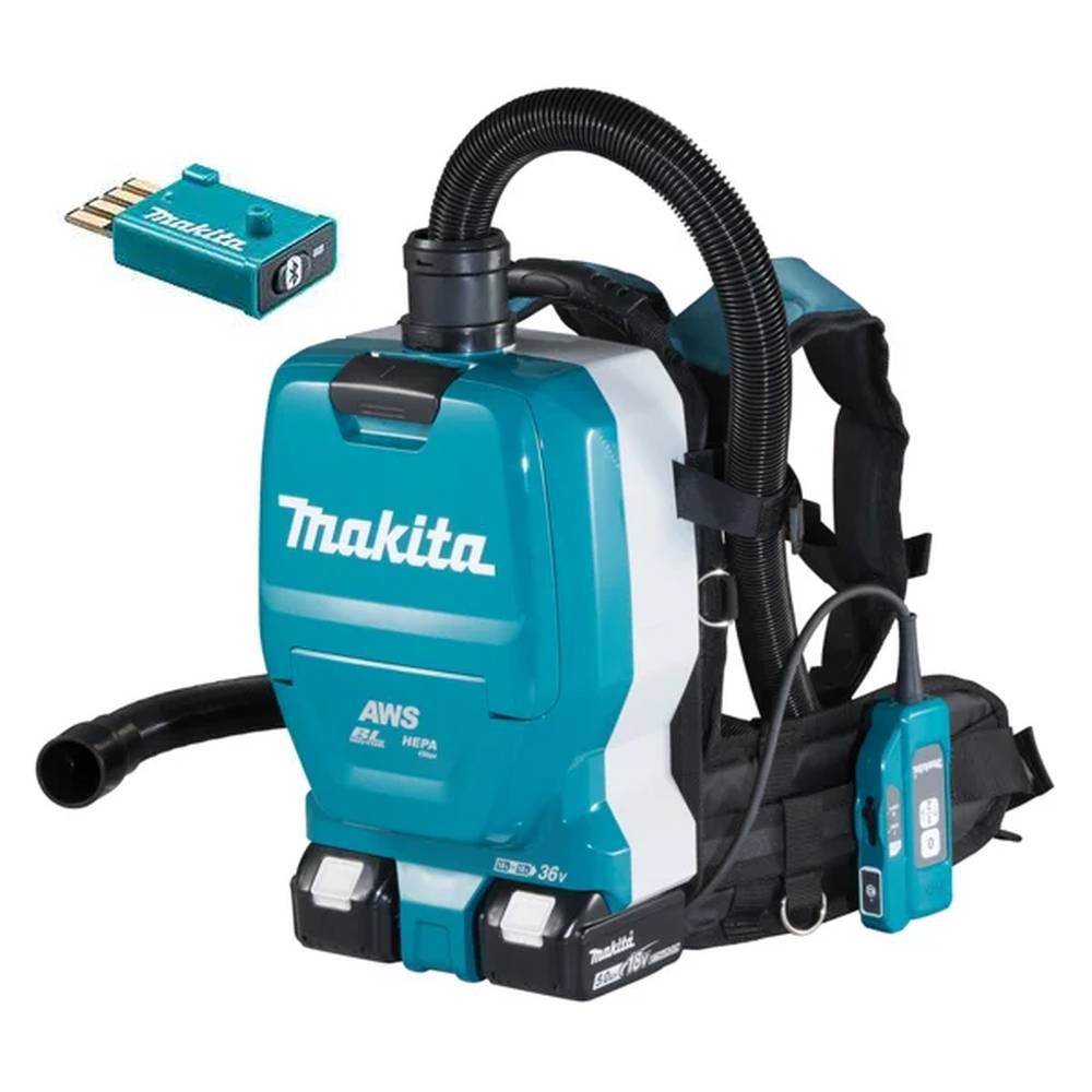 Пылесос аккумуляторный ранцевый Makita DVC265ZXU (б/акк,б/зу)