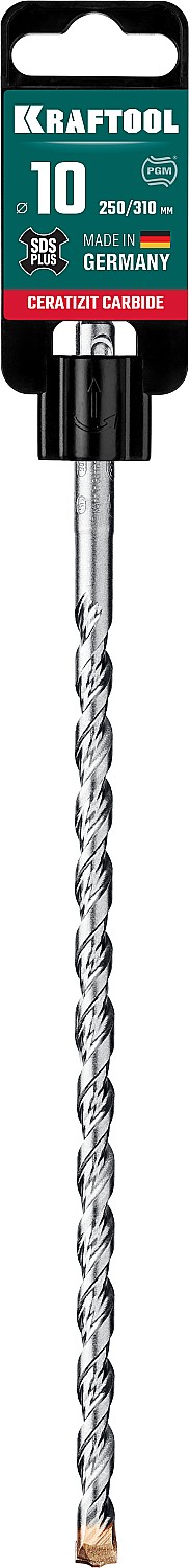 KRAFTOOL Ceratizit Carbide, 10 х 310 мм, SDS-plus бур (29320-310-10)