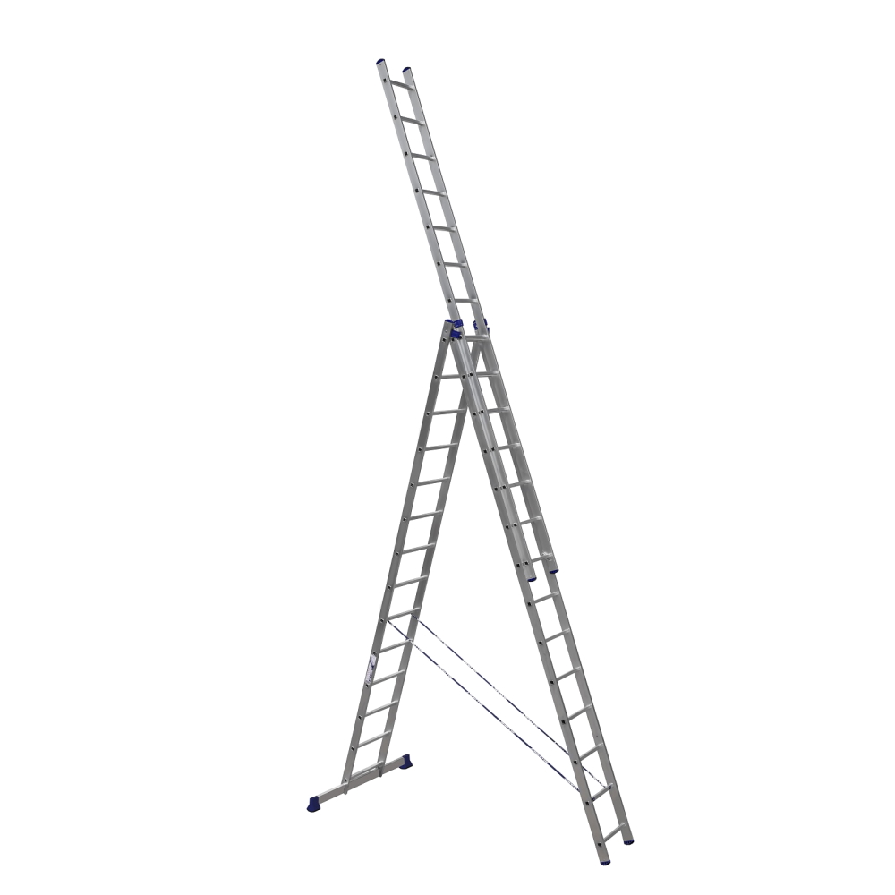 Лестница Алюмет 3*14 алюминиевая