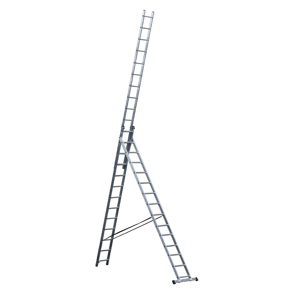 Лестница трехсекционная универсальная STAIRS 14 ступеней AL314