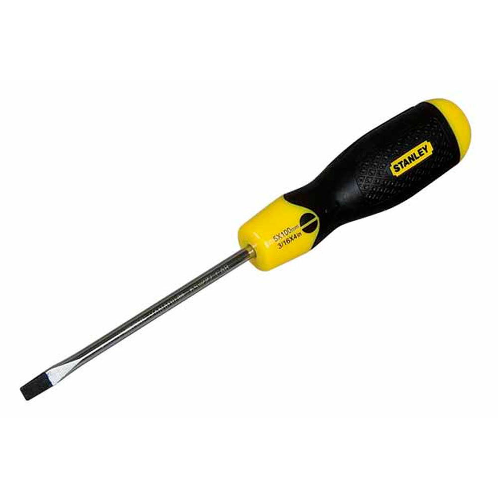 Отвертка шлицевая Stanley "амортизирующая рукоятка/Сushion grip" SL10х200мм 0-64-922